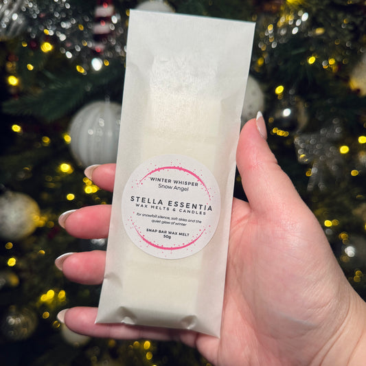 Snow Angel Luxury Wax Melt Snap Bar - Winter's Whisper (50g)