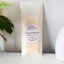 Load image into Gallery viewer, Sustainable and cruelty-free wax melt from Stella Essentia, Celestial Veil scent in compostable wrap
