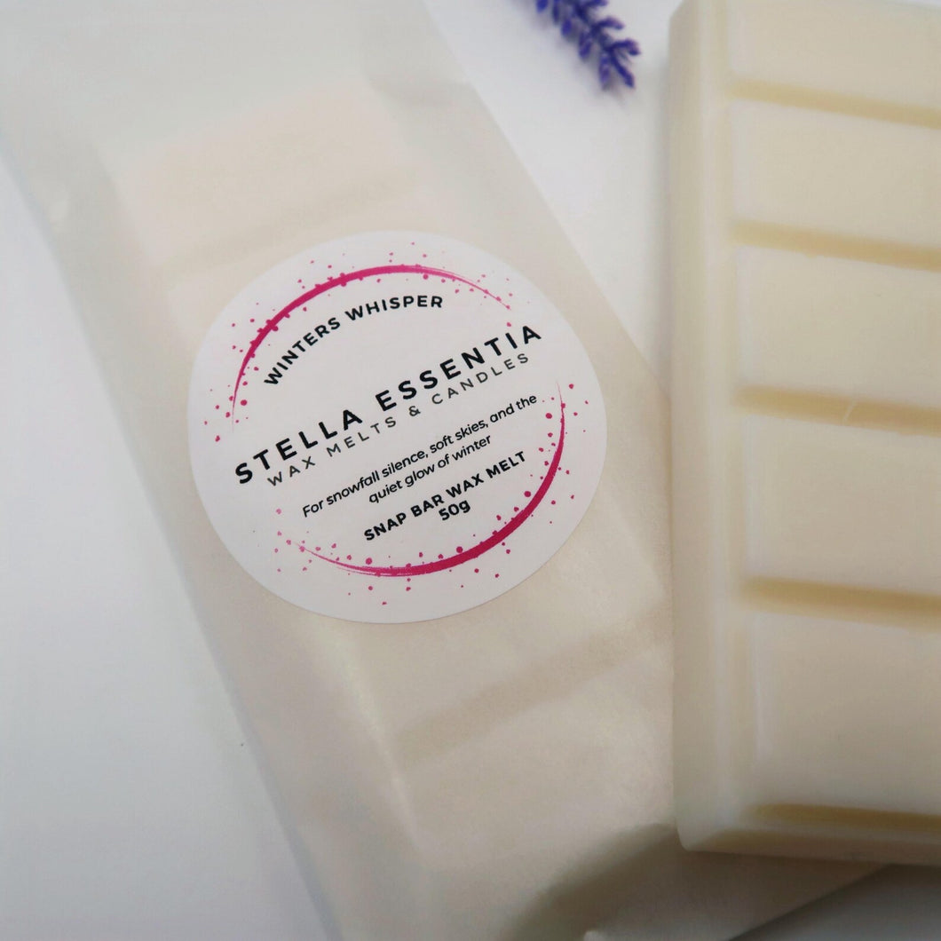 Snow Angel Luxury Wax Melt Snap Bar: Winter's Whisper