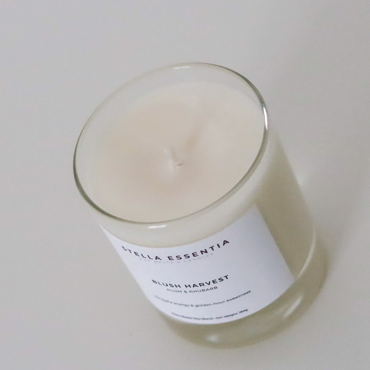 Plum & Rhubarb Scented Candle (215g) – Blush Harvest